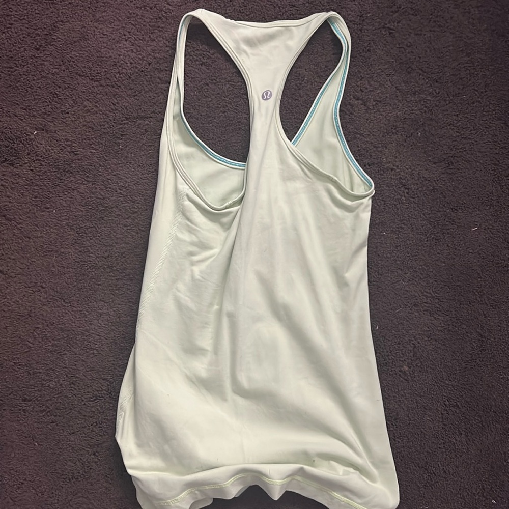 Lululemon neon green tank